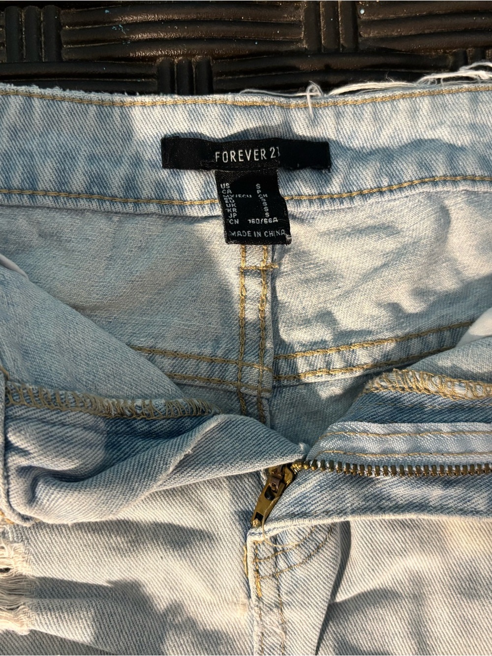 Women’s Forever 21 Light Blue Denim Jean Shorts